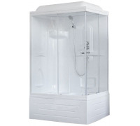 Душевая кабина Royal Bath RB 8100BP1-T 100х80 см, с прозрачными стеклами, левосторонняя