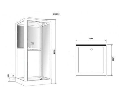 Душевая кабина Grossman GR-222