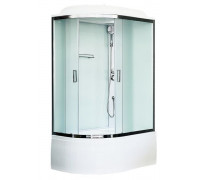 Душевая кабина Royal Bath RB 8120BK5-WC-CH 120х80 см, с матовыми стеклами, правосторонняя