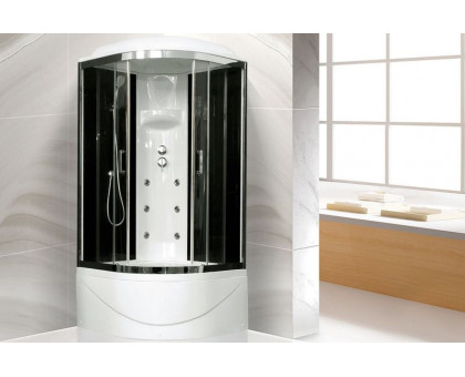 Душевая кабина Royal Bath RB 90BK3-BT-CH 90х90 см, с прозрачными стеклами