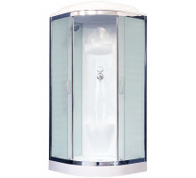 Душевая кабина Royal Bath RB 90HK6-WC-CH 90х90 см, с матовыми стеклами