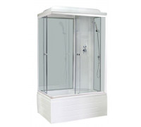 Душевая кабина Royal Bath RB 8100BP6-WT 100х80 см, с прозрачными стеклами , правосторонняя