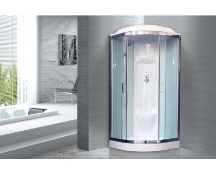 Душевая кабина Royal Bath RB 90HK6-WT-CH 90х90 см, с прозрачными стеклами