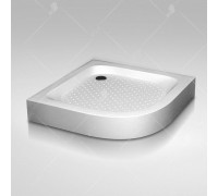 Душевой поддон RGW LUX/TN-P 90x90 см, полукруглый, белый