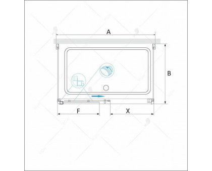 Душевой уголок RGW PA-42 P (PA-12 + 2Z-050-2) 100x900, прозрачное стекло