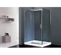 Душевое ограждение Royal Bath RB8012B-L 120х80 см, с прозрачными стеклами, левостороннее